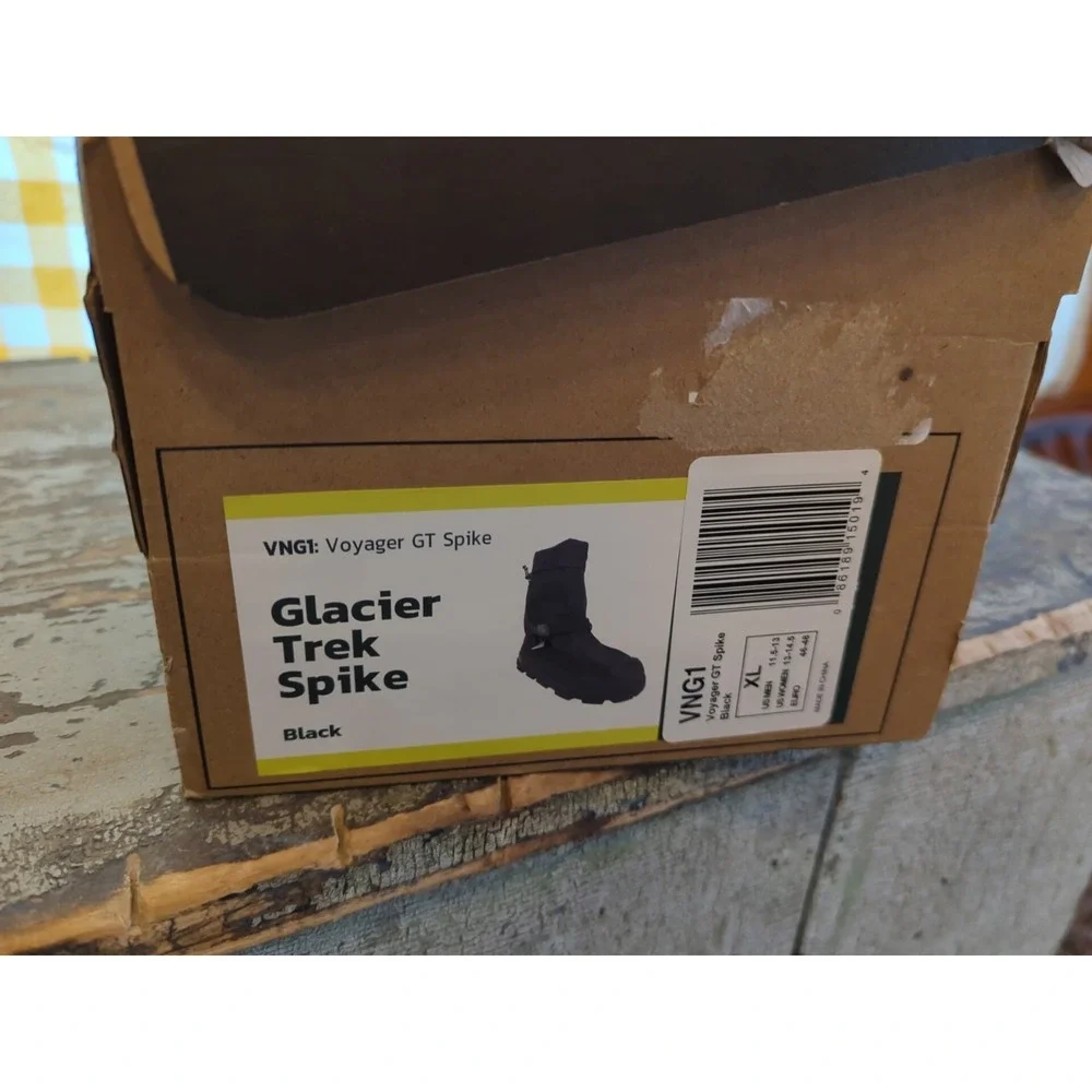 Neos‎ Voyager Glacier Trek Cleats Overshoes Black Waterproof Size XL